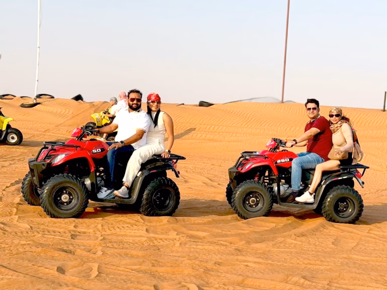 Quad bike ride across Sam Sand Dunes near Jaisalmer