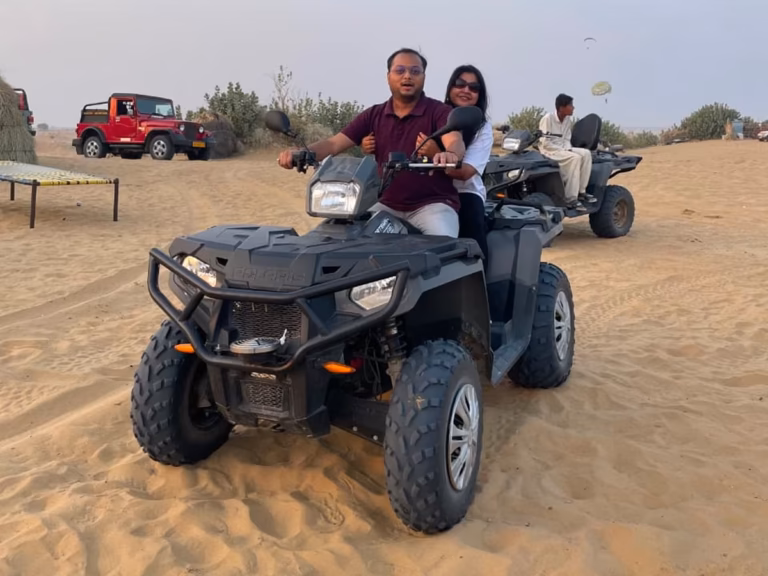 Quad biking at Sam Sand Dunes near Jaisalmer
